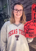 Texas Tech Red Raiders Womens Campus Crew Sweatshirt - Oatmeal