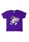 K-State Wildcats Youth Purple Big Mascot T-Shirt
