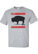 Kansas Grey Buffalo Short Sleeve T Shirt