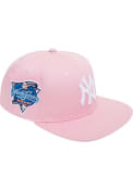 New York Yankees Pro Standard World Series Side Patch Snapback - Pink