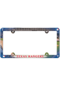 Texas Rangers Plastic Full Color License Frame