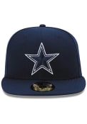 Dallas Cowboys New Era Classic Fitted Hat - Navy Blue