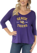 LSU Tigers Womens Tamara T-Shirt - Purple