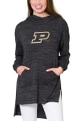 Purdue Boilermakers Womens Haley Hooded Sweatshirt - Black