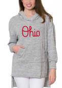 Ohio State Buckeyes Womens Haley Hooded Sweatshirt - Grey