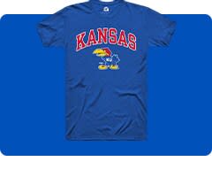 Shop Kansas Jayhawks T-Shirts